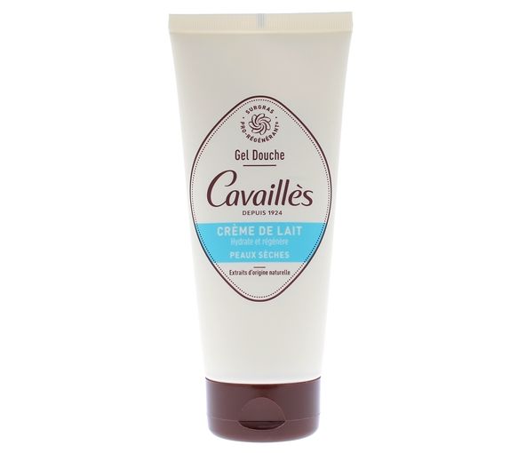 Gel douche crème de lait peaux sèches Rogé Cavaillès - tube de 200 ml - image 1