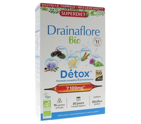 Drainaflore Bio Super Diet - 20 ampoules