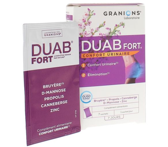 Duab Fort Confort Urinaire - boîte de 7 sachets