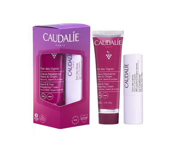 Duo Thé des Vignes Crème mains et ongles + Soin des lèvres Caudalie - image 1