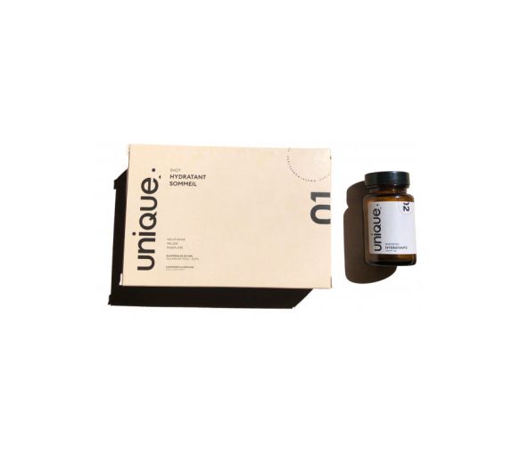 Duo hydratation & sommeil Unique - boîte de 30 ampoules + 30 boosters hydratants - image 1