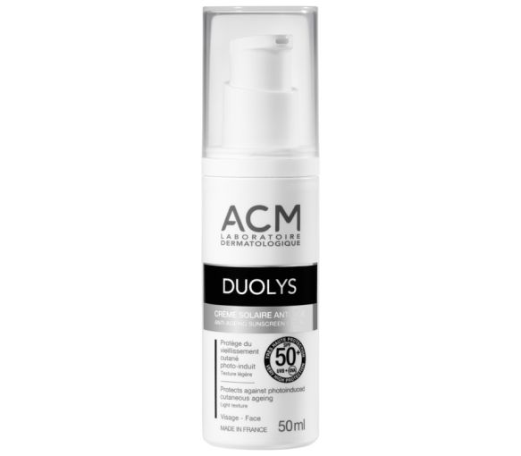 Duolys Crème solaire anti-âge SPF 50+ ACM - flacon de 50 ml