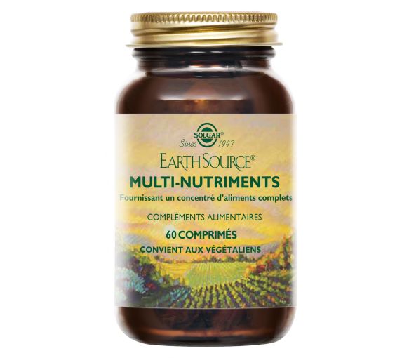 Earth Source multi-nutriments Solgar - pot de 60 comprimés - image 1