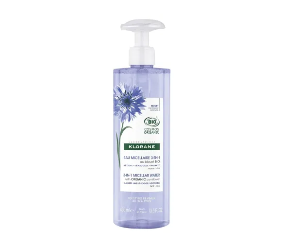 Eau micellaire 3 en 1 au Bleuet bio Klorane - image 1