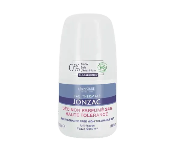 Déo non parfumé 24h haute tolérance bio Eau Thermale Jonzac - roll-on de 50ml - image 1