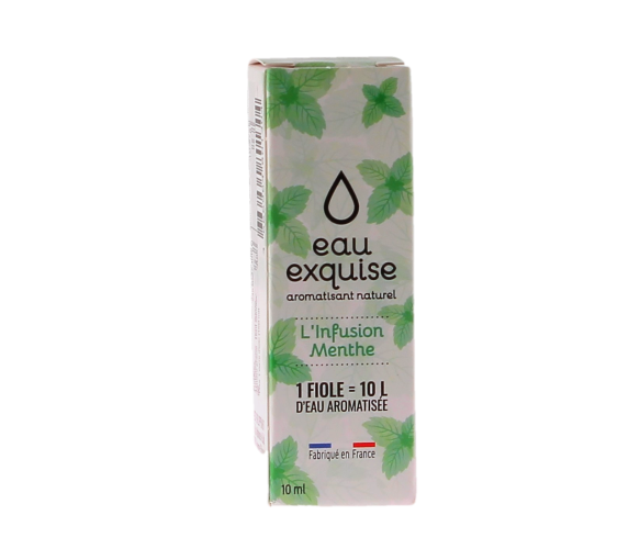 Eau exquise l'infusion menthe AGST Developpement - flacon compte-gouttes de 10ml