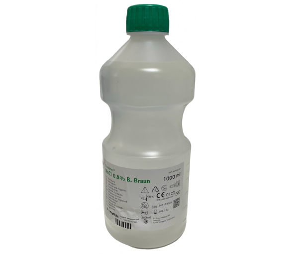 Ecotainer NaCl 0,9% Solution d'irrigation B Braun - flacon de 1000ml