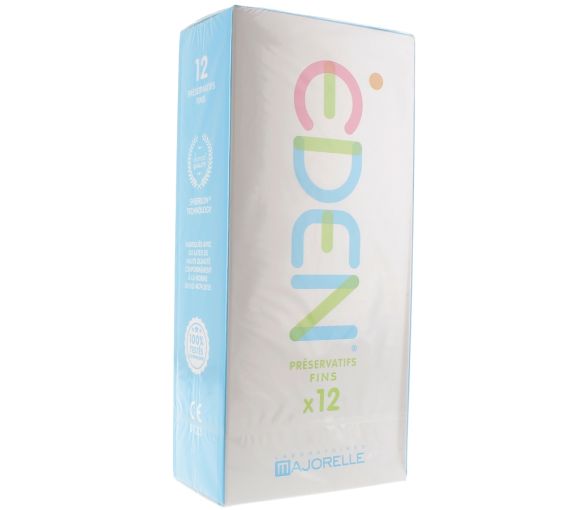 Eden Preservatifs fins Laboratoire Majorelle - boîte de 12 préservatifs