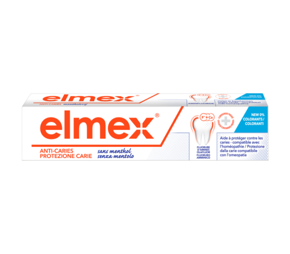 Dentifrice sans menthol Elmex - tube de 75 ml
