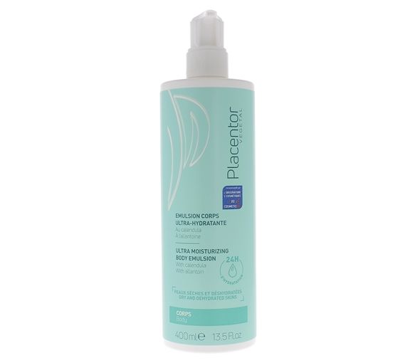 Emulsion corps ultra-hydratante Placentor végétal - flacon-pompe de 400 ml - image 1