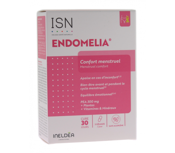 Endomelia confort menstruel Ineldea - boite de 60 gélules - image 1