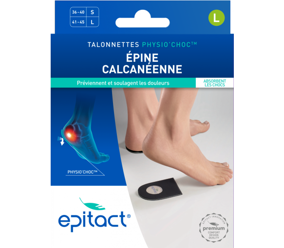 Talonnettes Physio'choc épine calcanéenne taille L Epitact - 1 paire - image 1