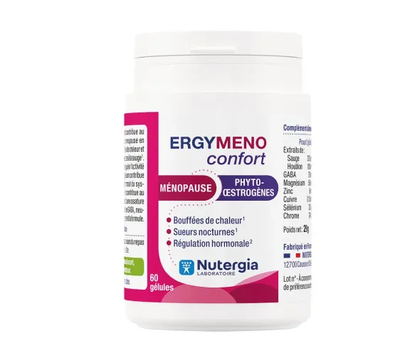 ErgyMeno Confort ménopause Nutergia - pot de 60 gélules - image 1