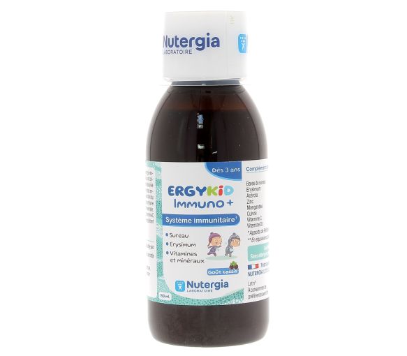 Ergykid Immuno+ système immunitaire Nutergia - flacon de 150ml - image 1