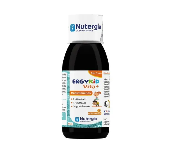 Ergykid Vita+ multivitamines Nutergia - flacon de 150ml - image 1