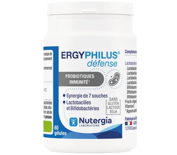 Ergyphilus Défense Nutergia - pot de 60 gélules