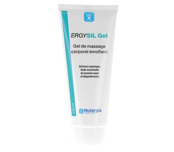 Ergysil Gel de massage corporel émollient Nutergia - tube de 200 ml