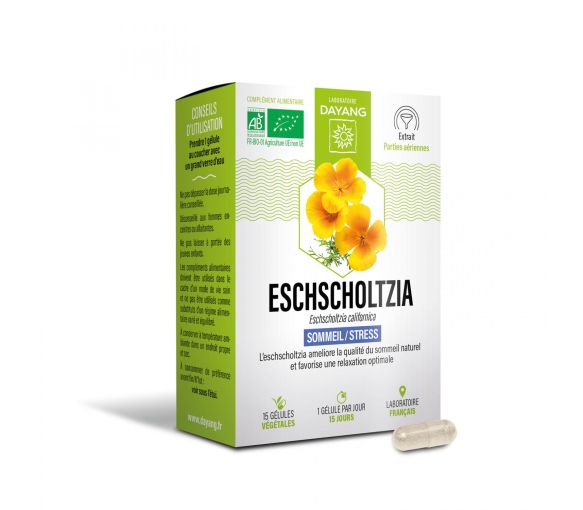Eschscholtzia Bio sphère du sommeil Dayang - boîte de 15 gélules