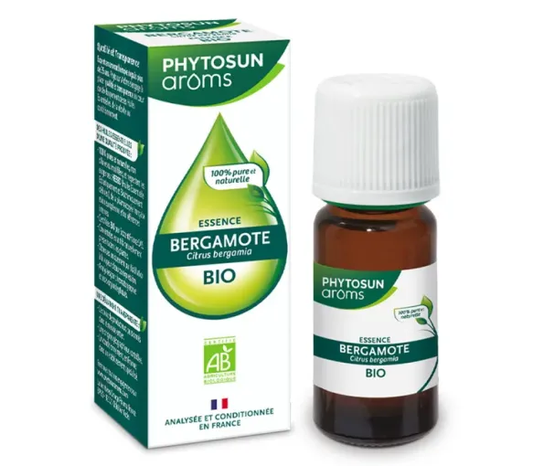 Essence bergamote bio Phytosun Arôms - flacon de 10 ml