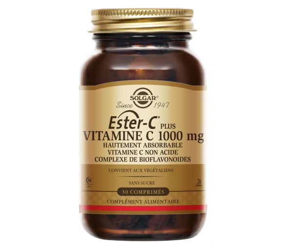 Ester C Plus Vitamine C 1000 mg Solgar - pot de 30 comprimés - image 1