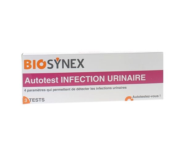 Autotest infections urinaires Biosynex - boîte de 3 tests
