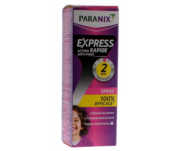 Express Spray anti-poux Paranix - spray de 95ml + un peigne - image 1