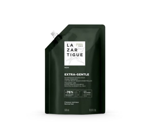 Extra-Gentle Shampoing extra-doux Lazartigue - éco-recharge de 500ml - image 1