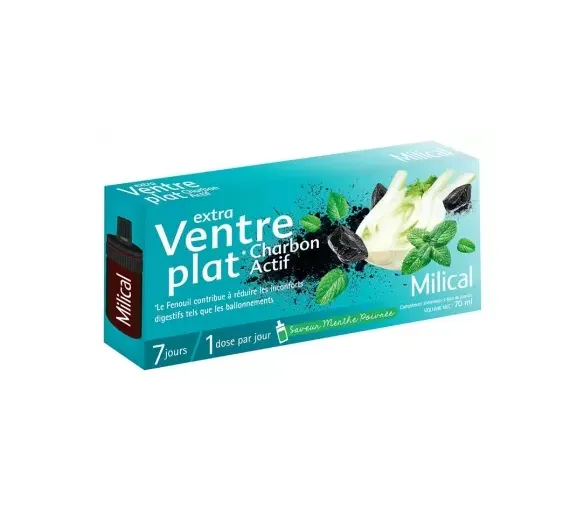 Extra ventre plat Milical - boîte de 7 doses