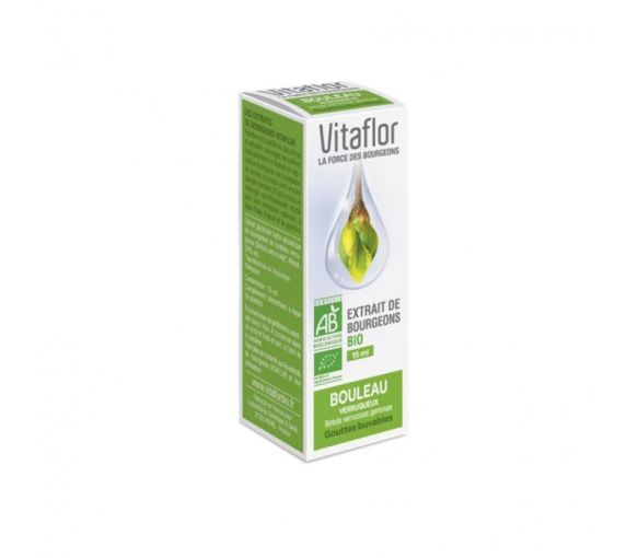 Extrait de bourgeons BIO bouleau Vitaflor - flacon de 15 ml