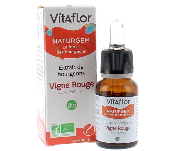 Extrait de bourgeons Vigne rouge bio Vitaflor - flacon de 15 ml