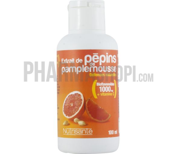 Extrait de pépins de pamplemousse Nutrisanté - flacon de 100 ml