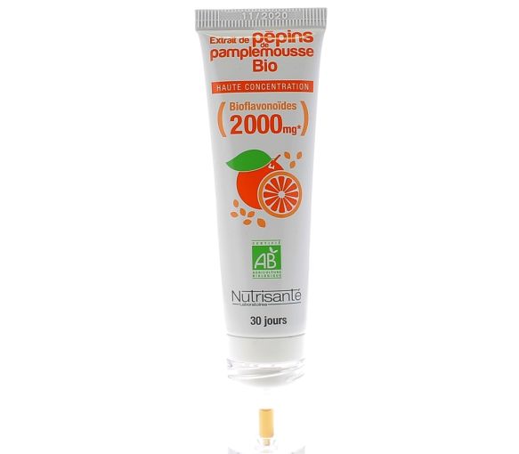Extrait de pépins de pamplemousse bio Nutrisanté - tube de 30 ml