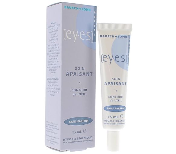 Eyes expert soin apaisant contour de l'oeil Bausch Lomb - tube de 15 ml