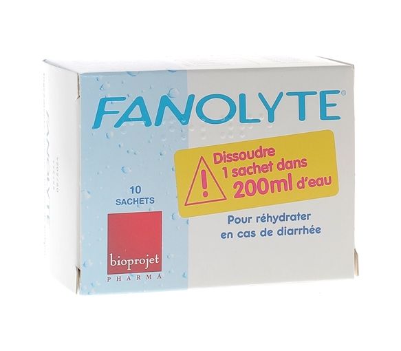 Fanolyte Préparation diététique pour réhydratation - boîte de 10 sachets