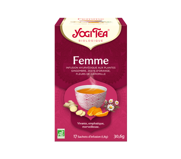 Femme bio Yogi Tea - boite de 17 sachets