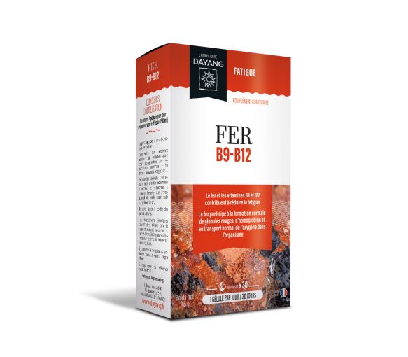Fer B9 B12 Dayang - boîte de 30 gélules végétales