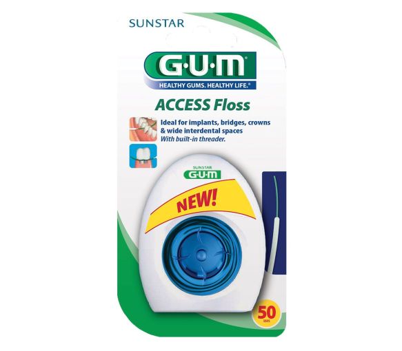 Fil dentaire access floss GUM - boîte de 50 m