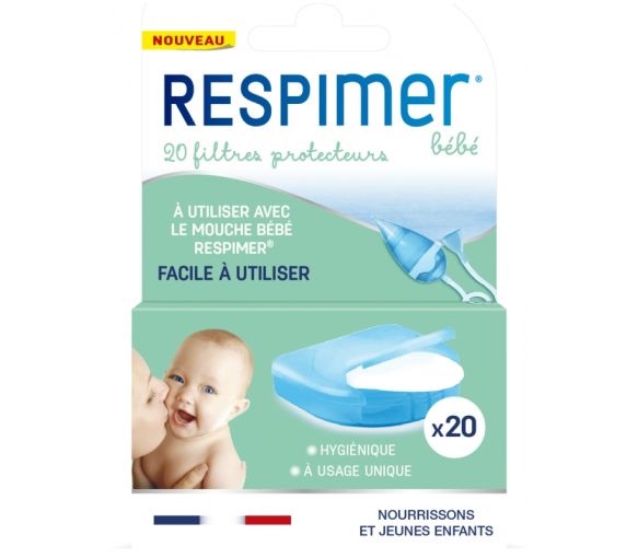 Filtres protecteurs bébé Respimer - boîte de 20 filtres - image 1