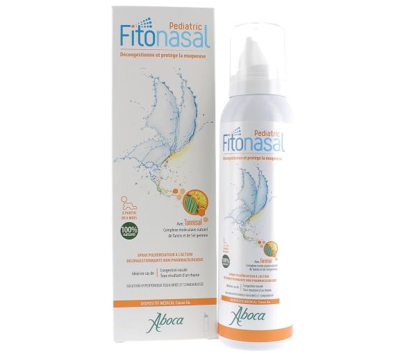 Fitonasal Pediatric Décongestionne et Protège la muqueuse Aboca - Spray pulvérisateur de 125 ml