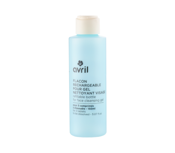 Flacon rechargeable pour gel nettoyant Avril - flacon de 150ml - image 1