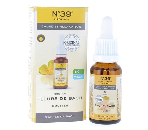 Fleurs de Bach calme et relaxation N°39 Lemon pharma - flacon de 20ml