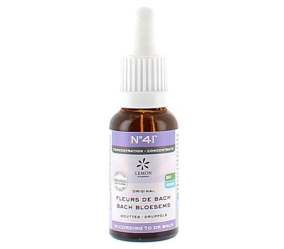 Fleurs de Bach N°41 Concentration bio Lemon Pharma - flacon de 20ml