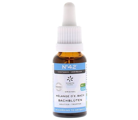Fleurs de Bach N°42 Confiance bio Lemon Pharma - flacon de 20ml