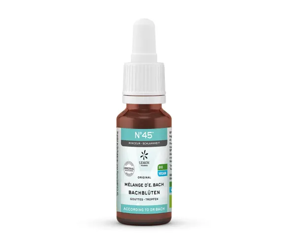 Fleurs de Bach N°45 Minceur bio Lemon Pharma - flacon de 20ml