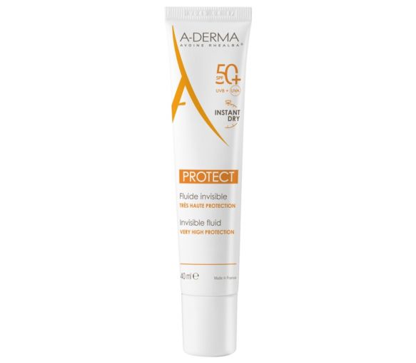 Fluide Invisible Protect SPF50+ A-Derma - tube de 40 ml - image 1