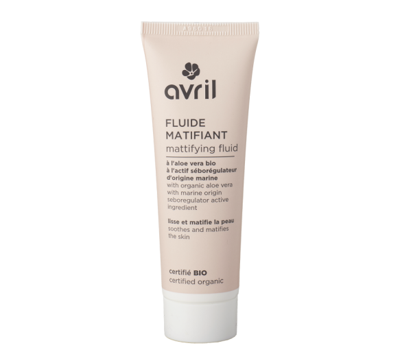 Fluide matifiant bio Avril - tube de 50 ml