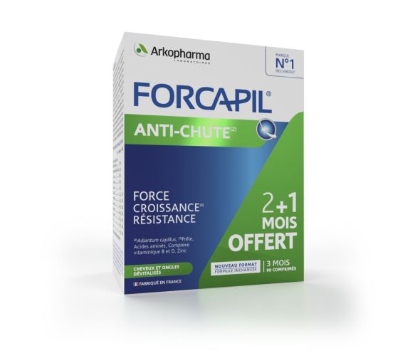 Forcapil Anti-chute cheveux et ongles Arkopharma - image 1