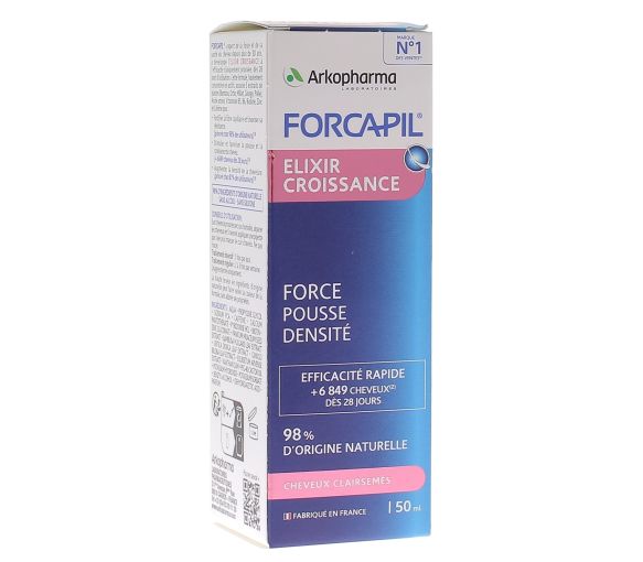 Forcapil élixir croissance Arkopharma - flacon compte-goutte de 50 ml - image 1