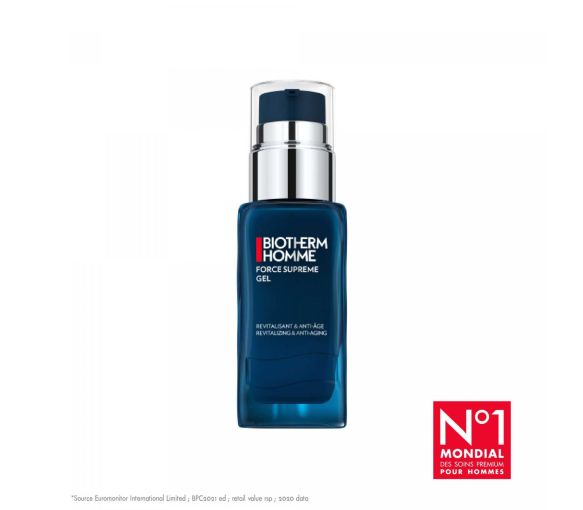 Force suprême gel anti-âge Biotherm homme - flacon-pompe de 50ml - image 1