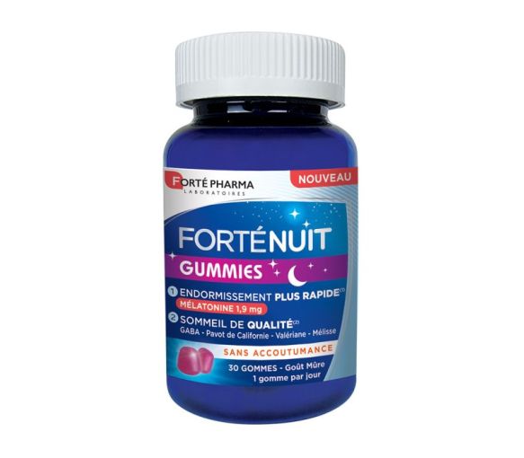 FortéNuit Gummies Forté Pharma - boîte de 30 gommes